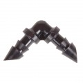 Double Barbed 1/4" Elbow - 25 pack