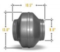 Vortex Fan 8" Inline Powerfan